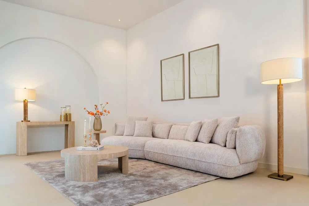 Alexander Jones Console Biltmore en travertin italien | 140x40 cm