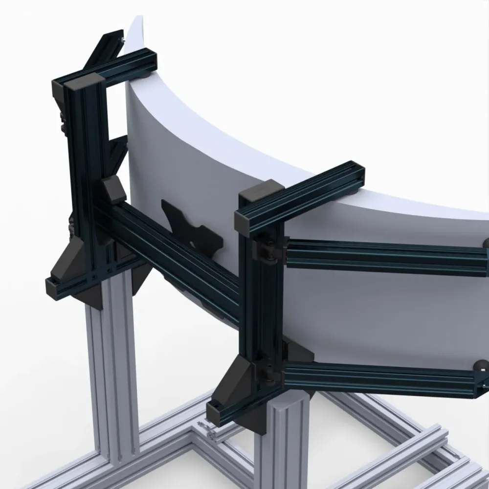 Support de moniteur unique intégré de la série Pro pour plates-formes de mouvement All in 1 Gaming