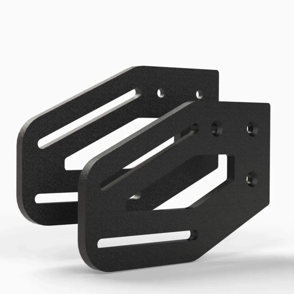 Supports de montage de roue latéraux noirs (ensemble de 2) All in 1 Gaming