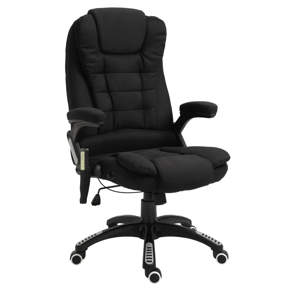 Fauteuil de bureau ergonomique avec massage Aosom