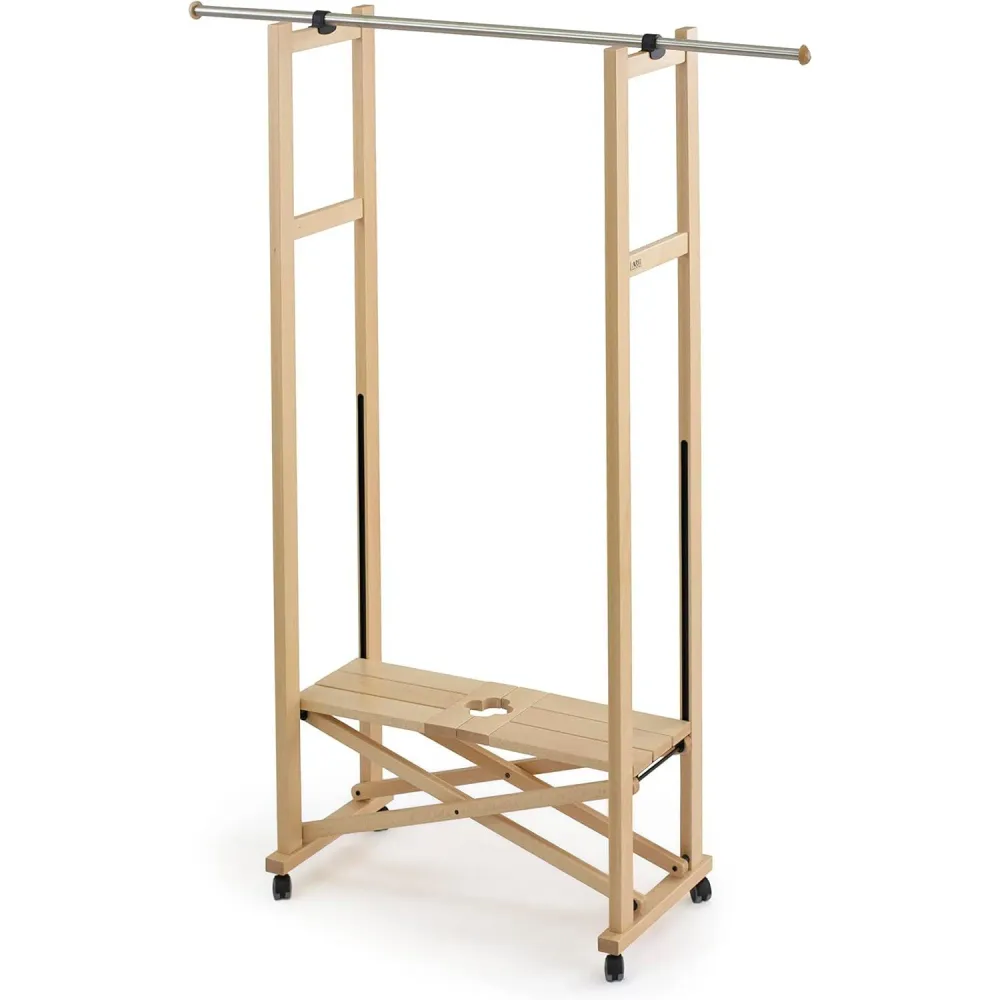 ARIT - Portant ELIOS Pliable Nature, Bois, 37 x 140 x 168 cm Arredamenti Italia