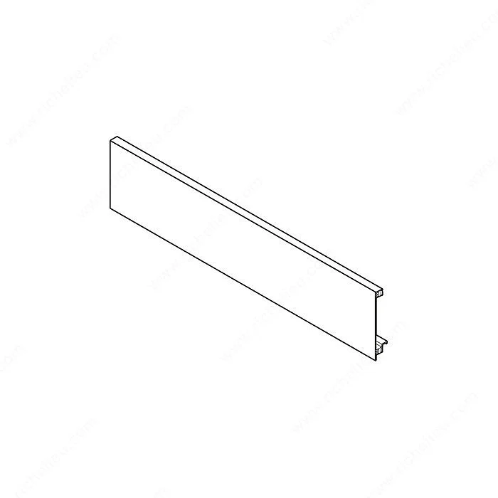 Section avant pour tiroir intérieur LEGRABOX avec tube Blum