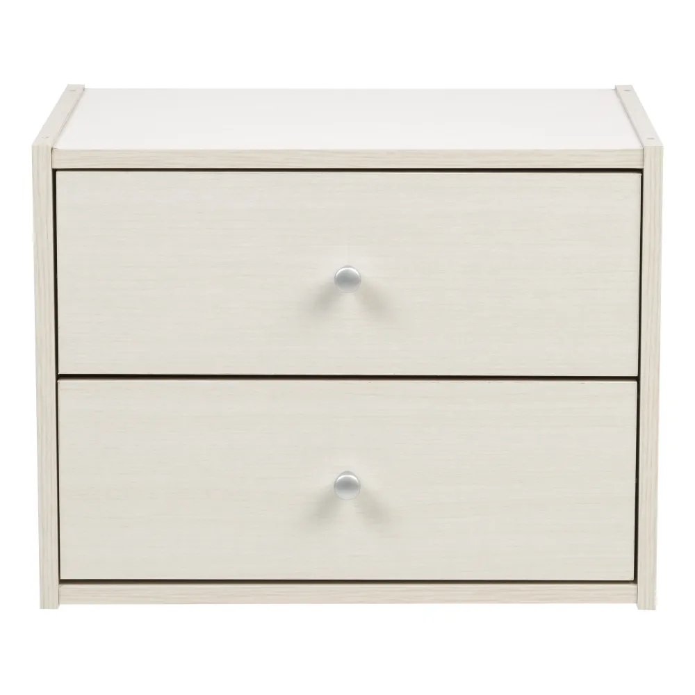 Boîte empilable modulaire en bois avec tiroirs
