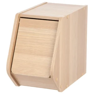 Boîte empilable modulaire en bois - étroite