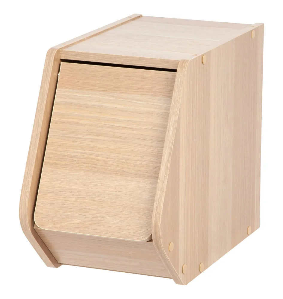 Boîte empilable modulaire en bois - étroite