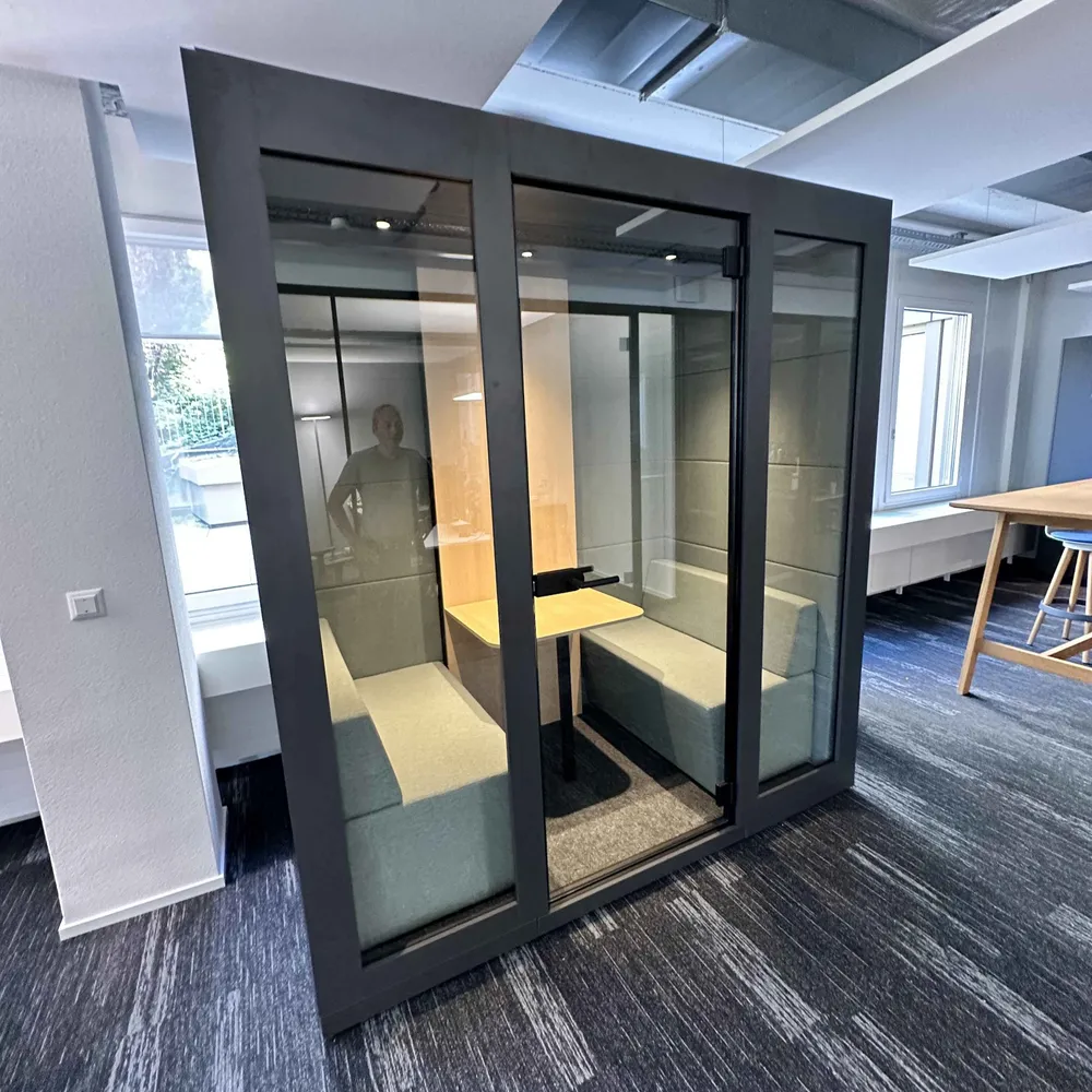 Boîte de réunion pour 2 personnes | Chambre silencieuse m