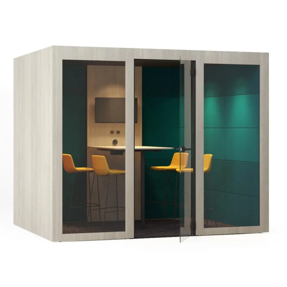 Boîte de réunion pour 4 personnes / salle silencieuse L | Kibemo