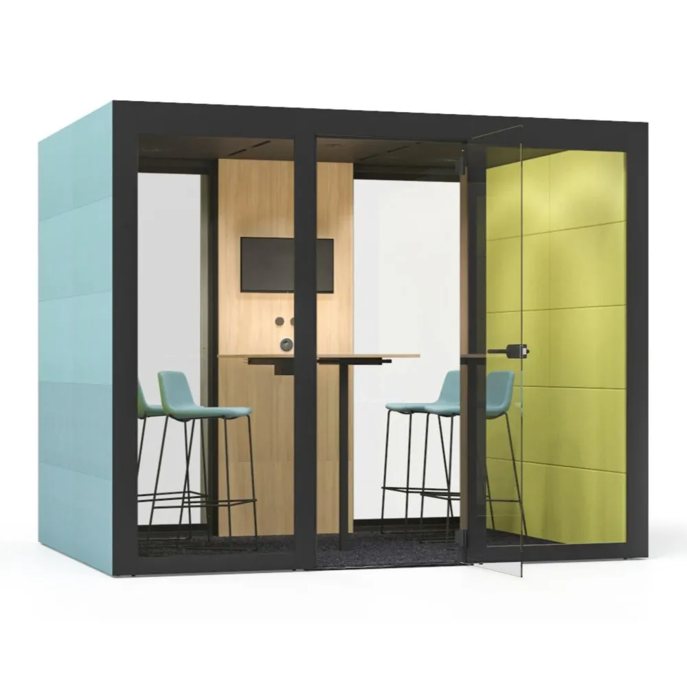 Boîte de réunion pour 4 personnes / salle silencieuse L | Kibemo