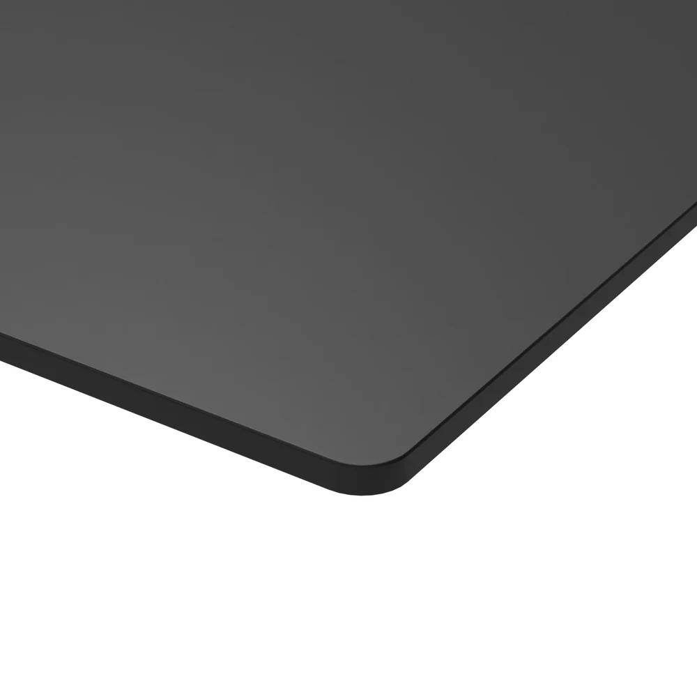 Bureau Assis Debout électrique iDesk Grigio - Plateau Noir 140x80