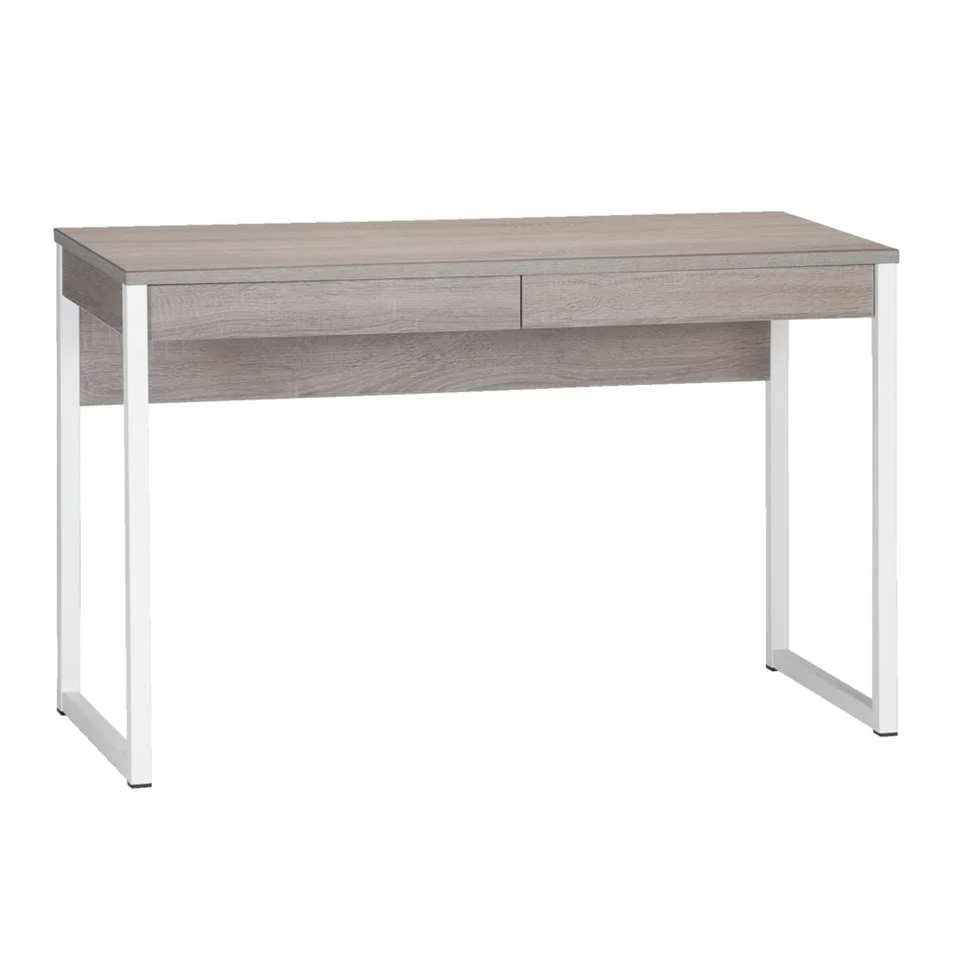 Bureau avec 2 tiroirs, poste PC bureau et chambre 120 cm "Made Italy"