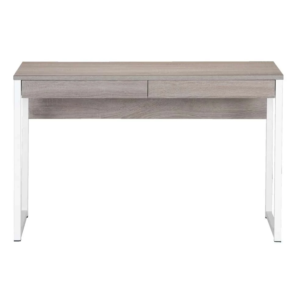 Bureau avec 2 tiroirs, poste PC bureau et chambre 120 cm "Made Italy"