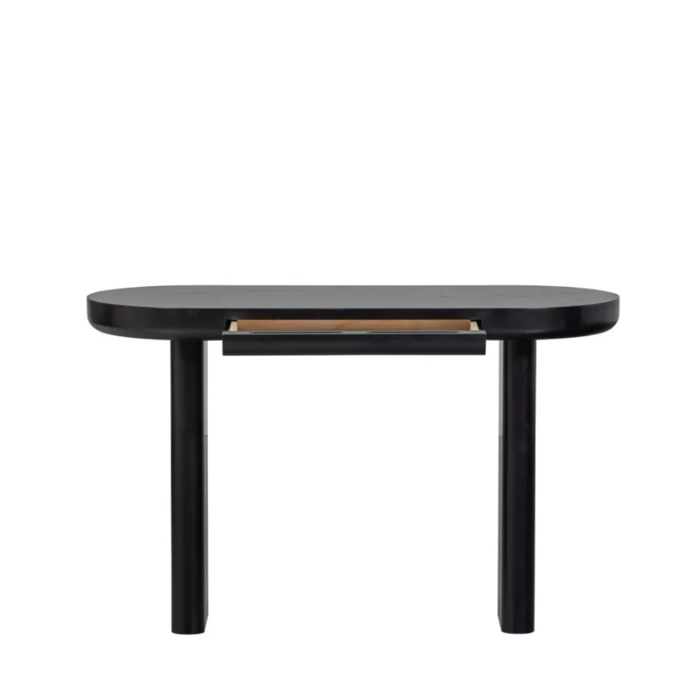 Bureau en bois noir DRAWER Mael signé WOOD