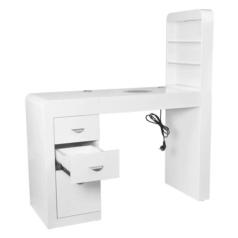 Bureau cosmétique 310 blanc gauche