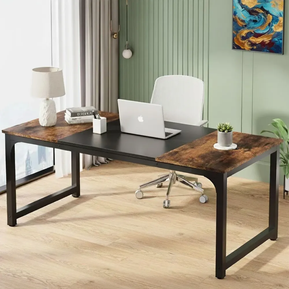 Bureau XXL Industrial Pro 180 cm : La Station de Travail Ultime pour une Productivité Sans Limites Bureau Cosy