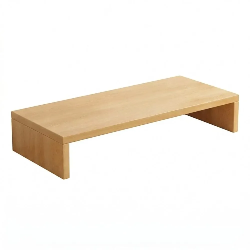 Support écran Oak 8 - Bois Premium | Rangement & Posture Ergonomique Bureau Cosy