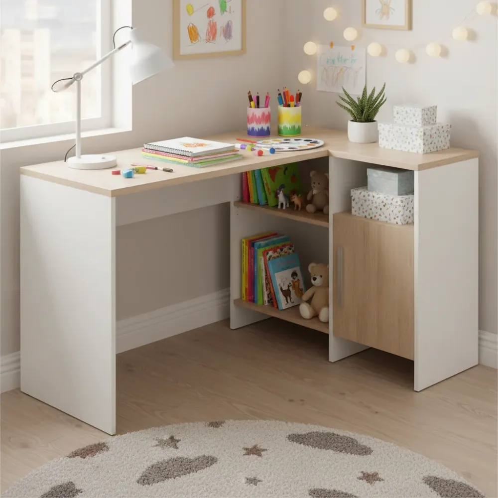 Bureau d'angle VERTBAUDET Liverpool blanc
