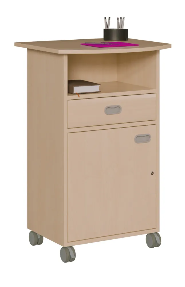 Bureau debout mobile - lieu de travail flexible