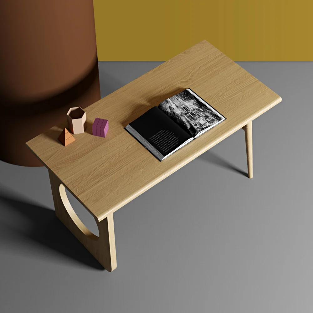 Bureau design en bois 1 tiroir DRAWER