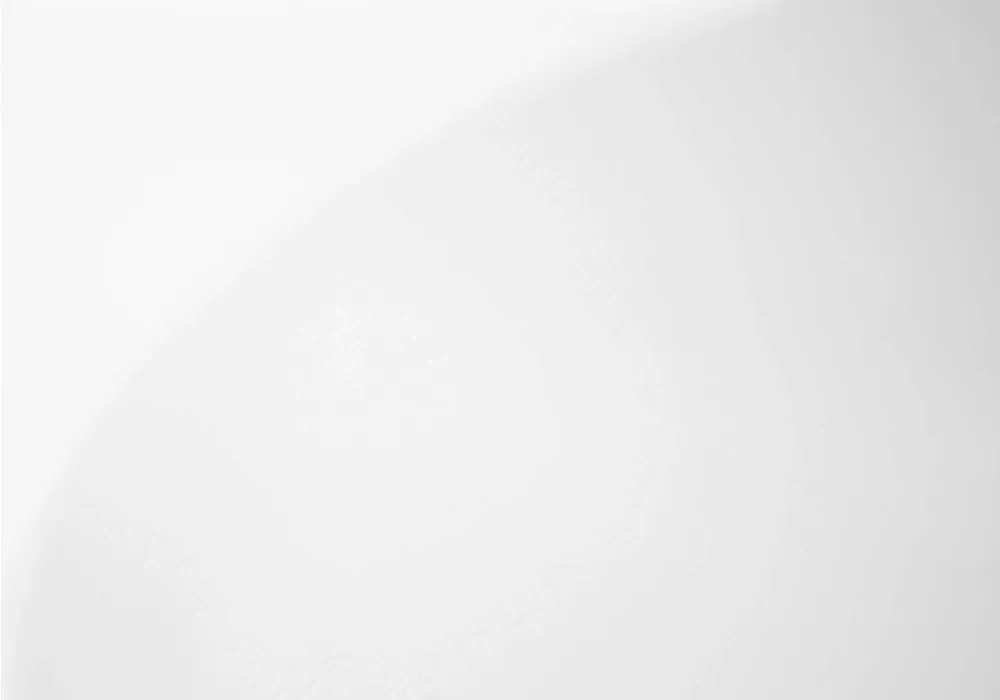 BUREAU D'ORDINATEUR - 48"L / BLANC BRILLANT / VERRE TREMPÉ