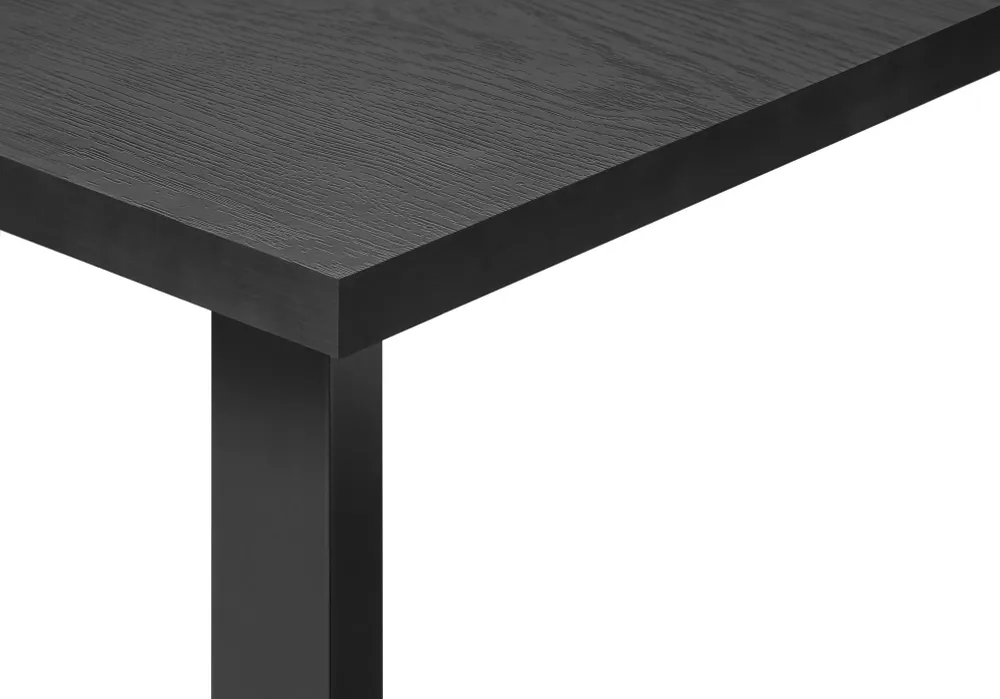 BUREAU D'ORDINATEUR - 55"L / CHENE NOIR ORIENTATION GAUCHE OU DROITE ( Meuble Mtl )