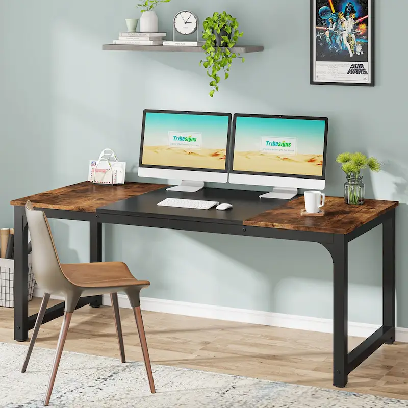 Bureau d'ordinateur 63 pouces de grande taille