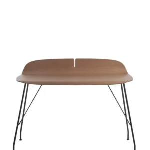 Bureau Earl Wood Bois foncé/Noir - Kartell