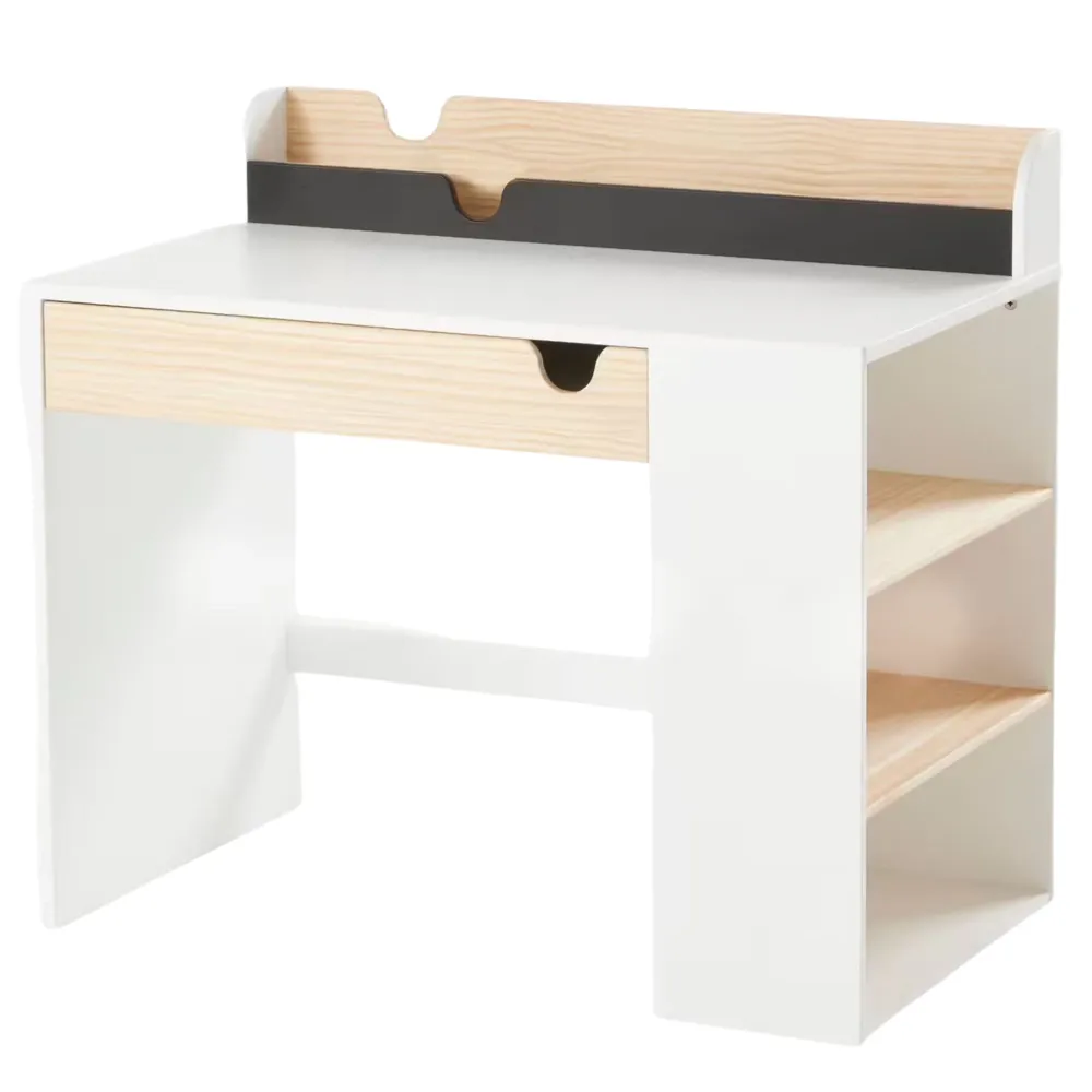 Bureau enfant VERTBAUDET School blanc/bois