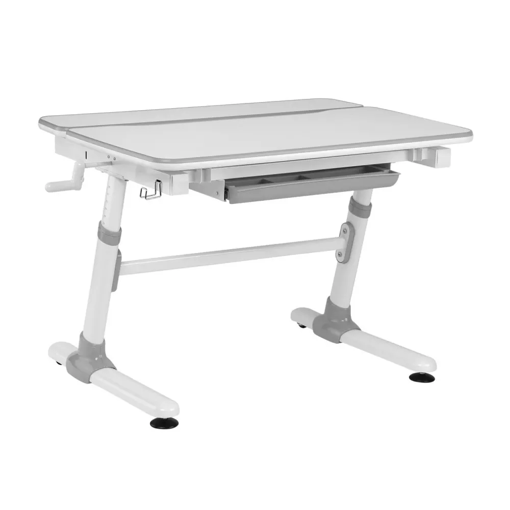 Bureau ergonomique pour enfants avec réglage de la hauteur et de l'inclinaison Table d'école pour enfants jusqu'à 100kg Ti...