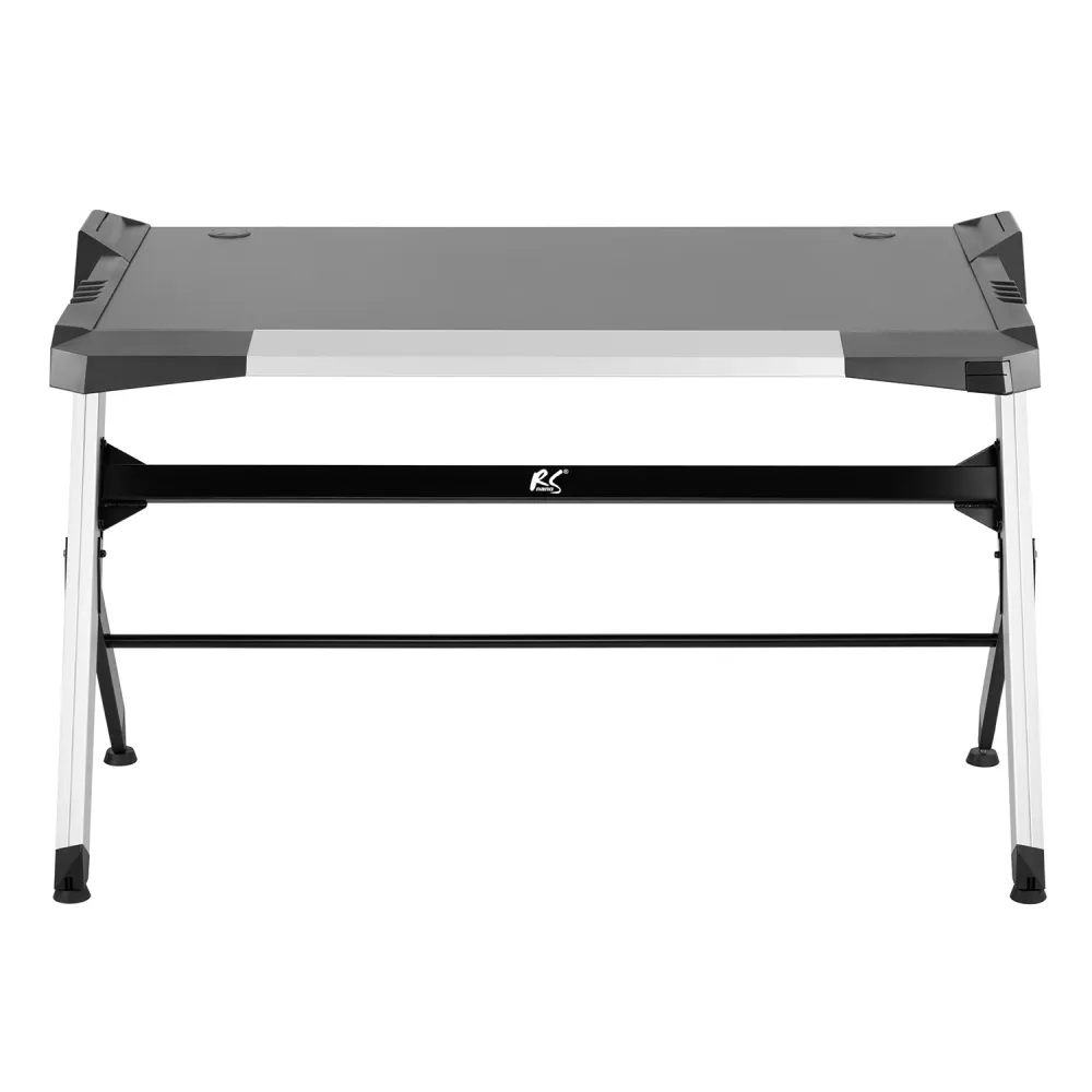 Bureau gaming LED noir RVB 50kg max colorées NanoRS RS150