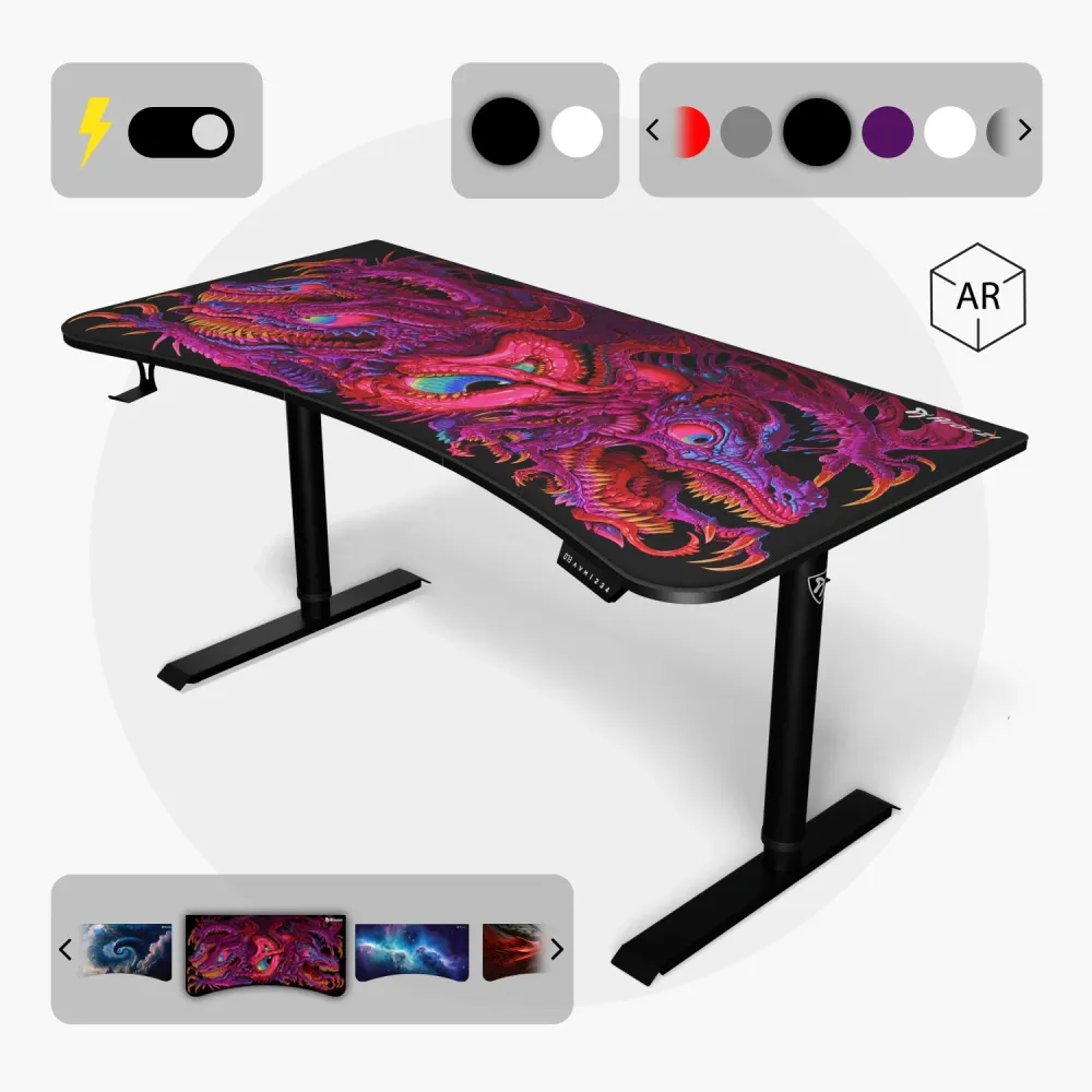 Bureau de jeu Arena - Grand format (Personnalisez votre configuration)