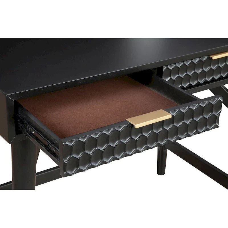 Bureau large Origins Alpine Black Pearl, noir