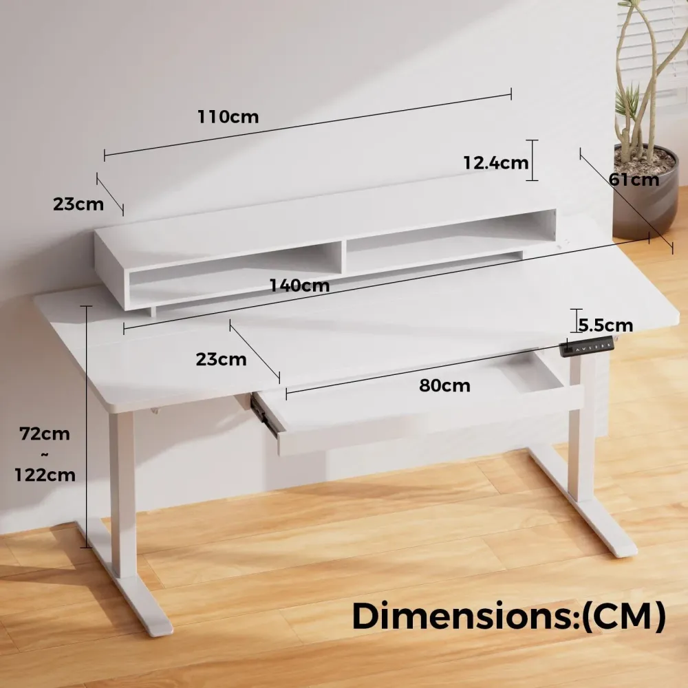 Bureau électrique avec rangement