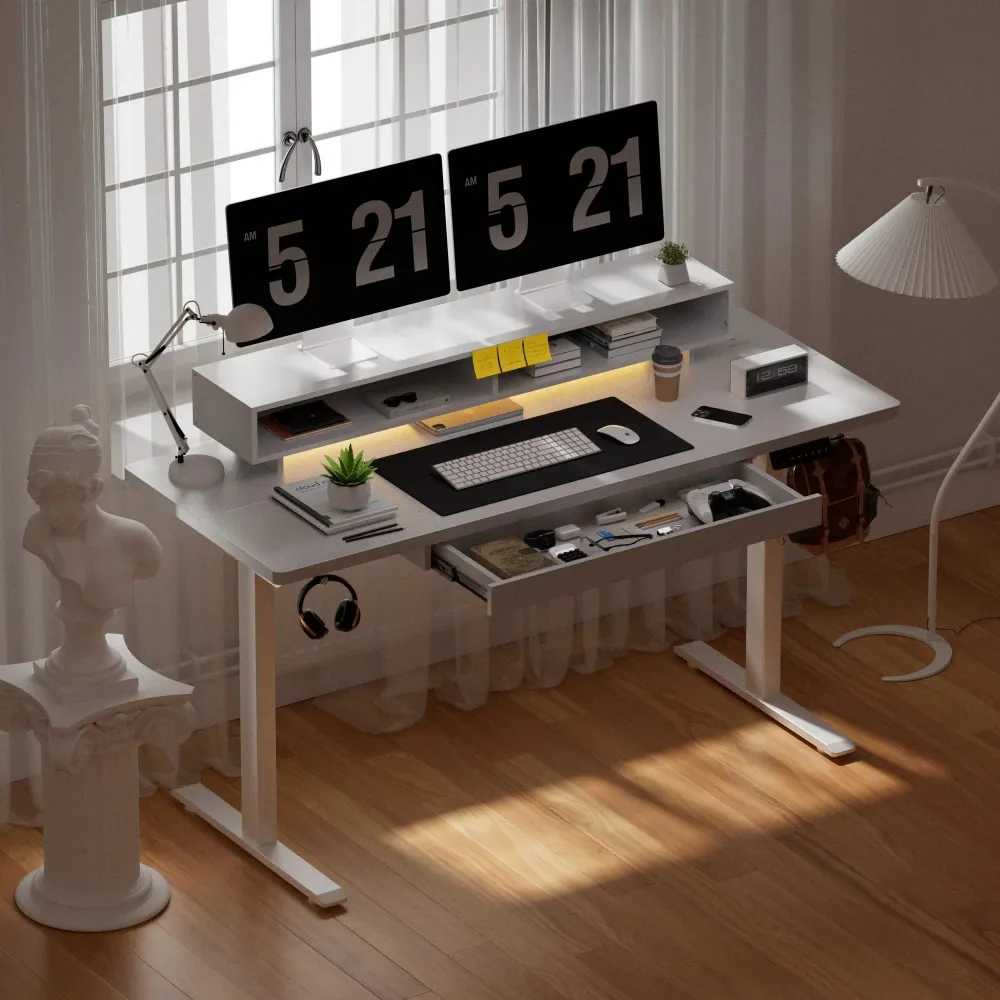 Bureau électrique avec rangement