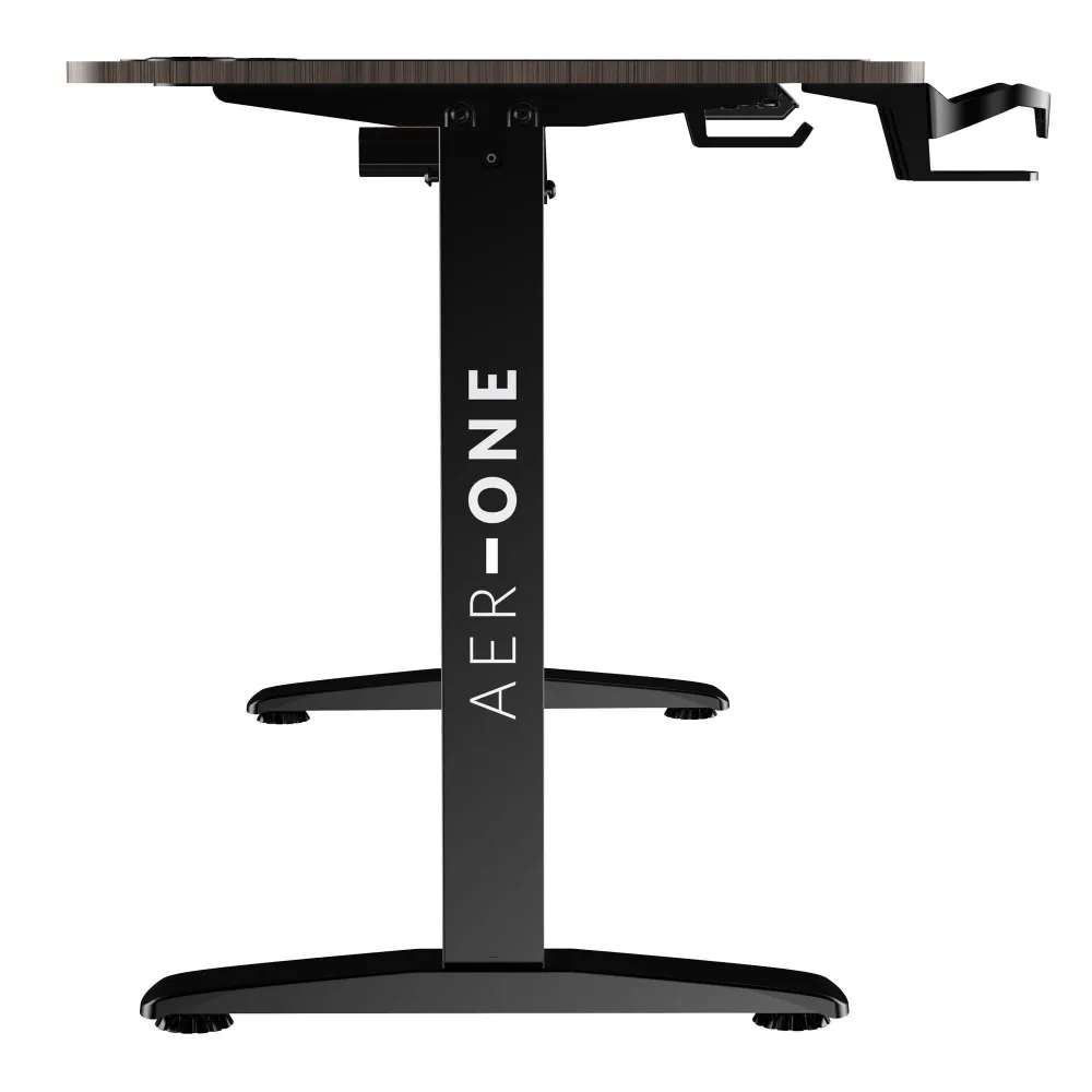 Bureau Électrique Gamer Blast - Bois (140 cm)