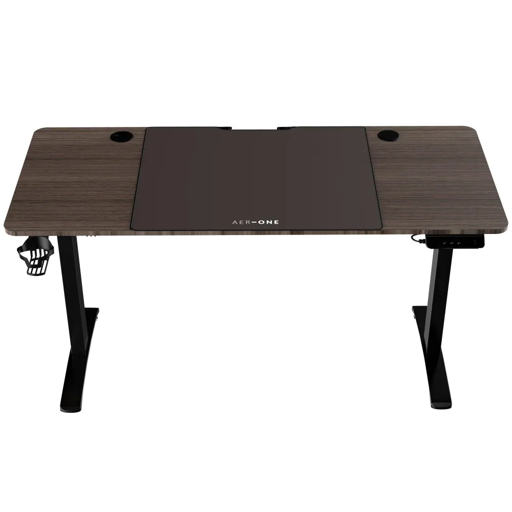 Bureau Électrique Gamer Blast - Bois (140 cm)
