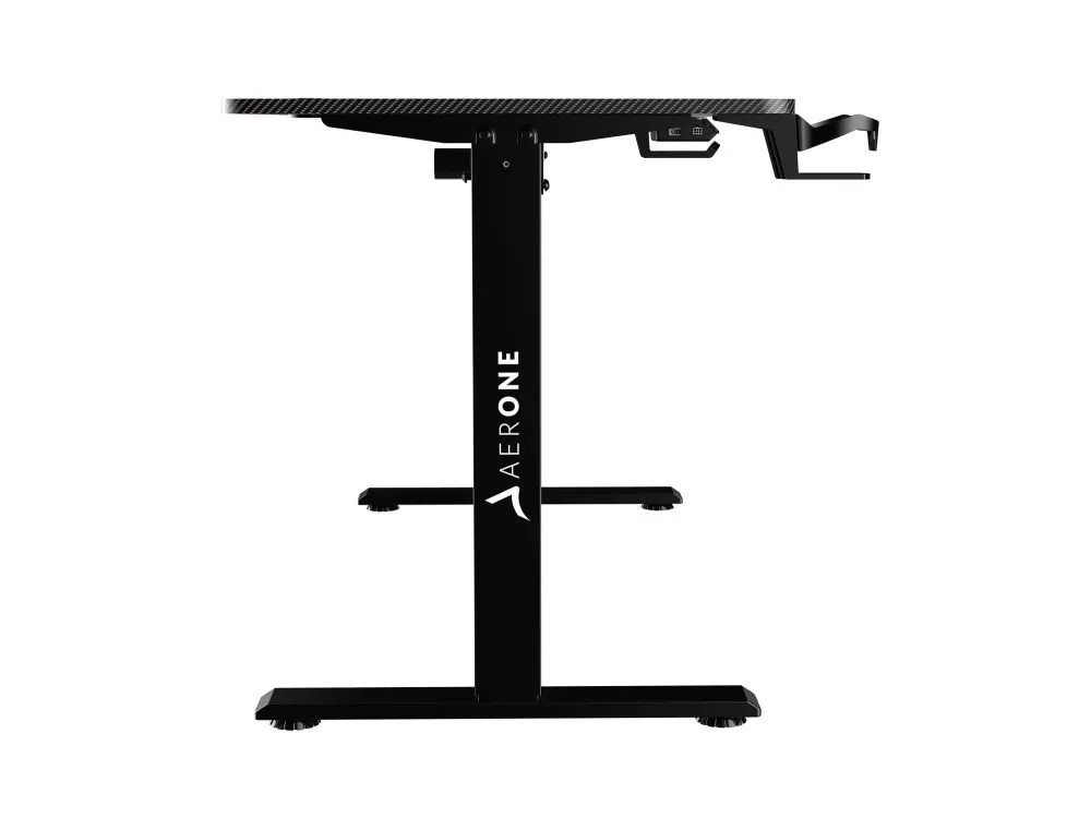 Bureau Électrique Gamer Blast - Carbon (140 cm)