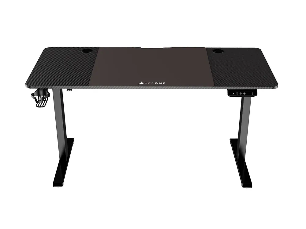 Bureau Électrique Gamer Blast - Carbon (140 cm)