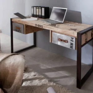 Bureau Mango 150x70x76 naturel imprimé FACTORY