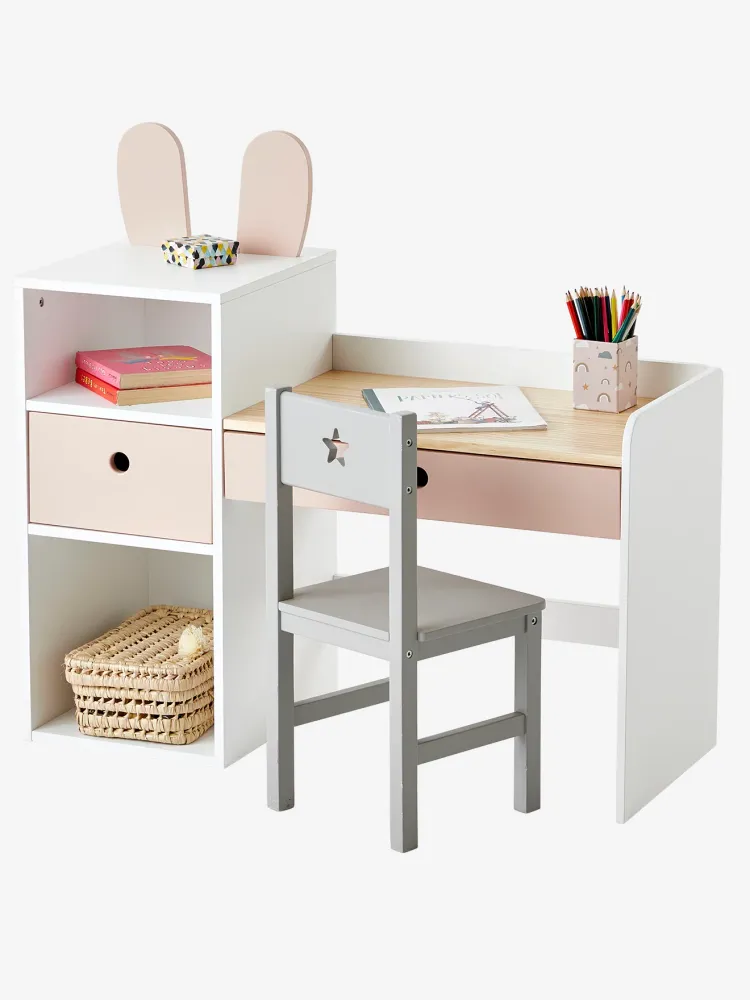 Bureau maternelle BUNNY Vertbaudet – blanc