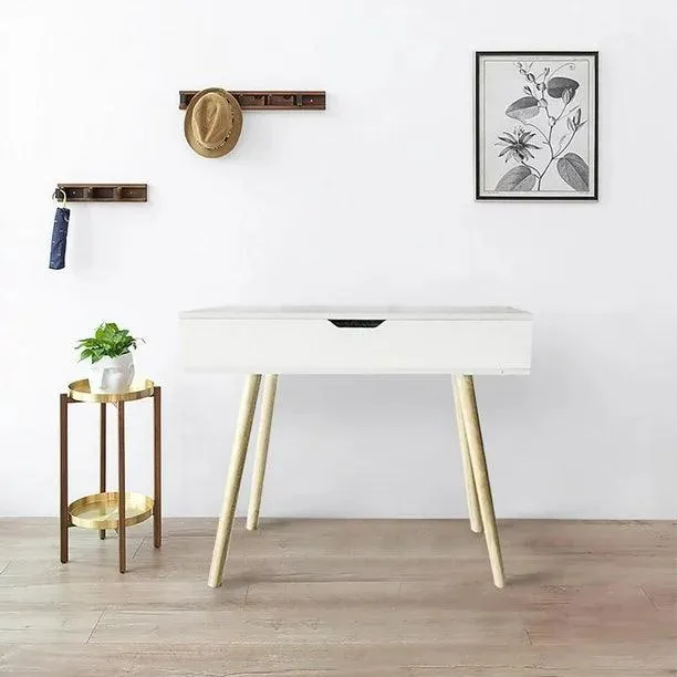 Bureau Moderne Blanc avec Rangement de Danawares