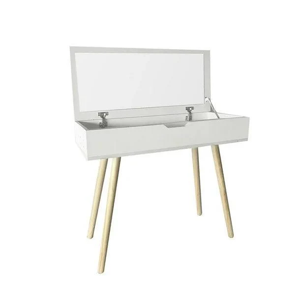 Bureau Moderne Blanc avec Rangement de Danawares