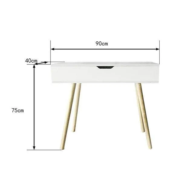Bureau Moderne Blanc avec Rangement de Danawares