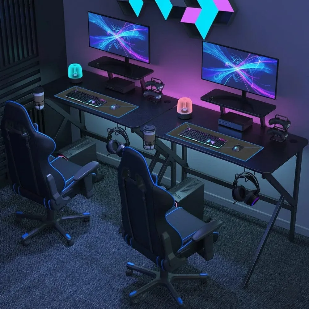 Bureau Gaming Ergonomique avec Support Moniteur Amovible - 100cm BUREAU NOMADE
