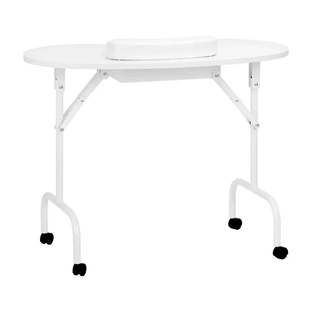 Bureau pliant 4031 blanc + sac