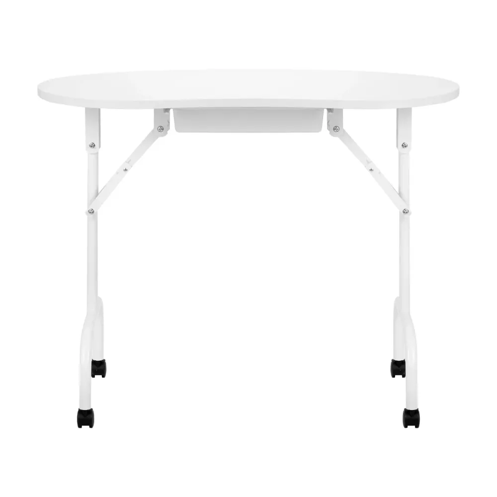 Bureau pliant 4031 blanc + sac