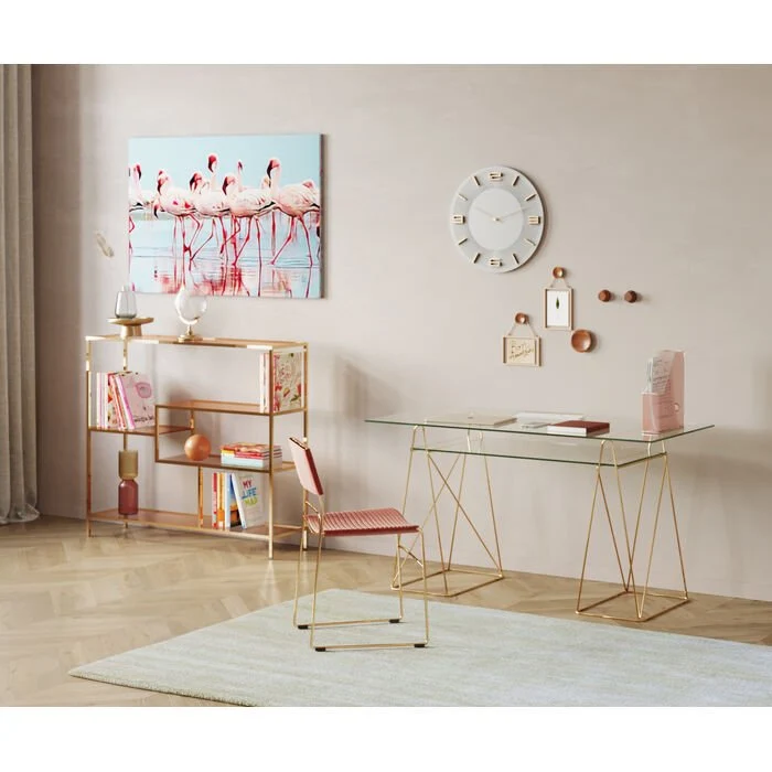 Bureau Polar laiton-verre