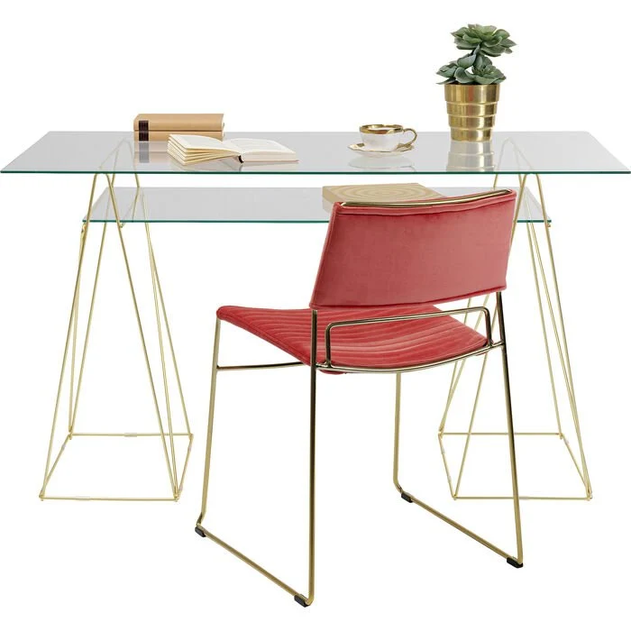 Bureau Polar laiton-verre