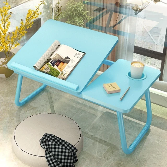 Bureau portable bleu