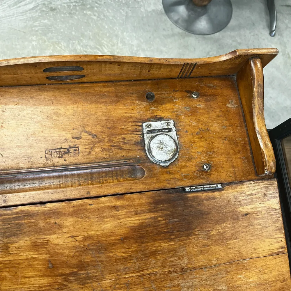 Bureau pupitre écolier année 60