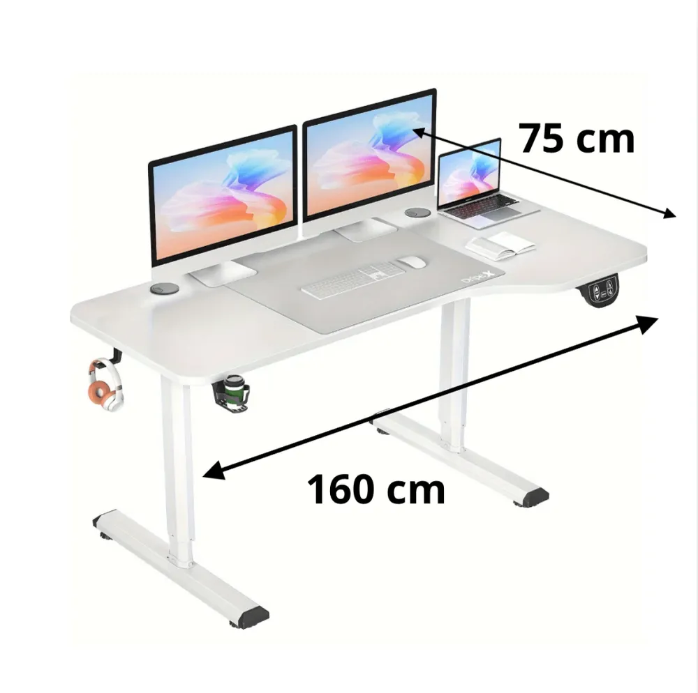 Bureau reglable en hauteur electriquement